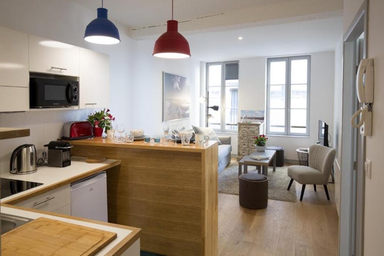 Photo de la location a temps partiel de : Appartement entièrement équipé à Bordeaux Saint-Michel à Bordeaux