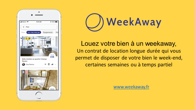 site, Weekaway, logement