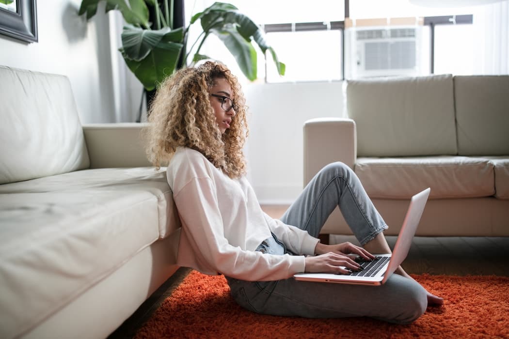 femme, travail, recherche
