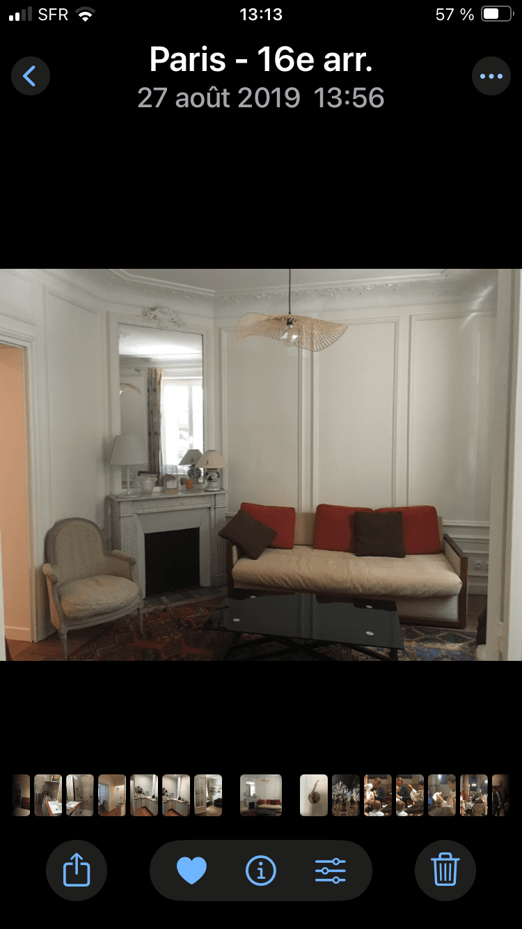 Photo de la location a temps partiel de : Meublé 53 m2 metro EXCELMANS/ MOLITOR en location alternée minimum 7 nuits par mois 100€cc/ nuit à Paris