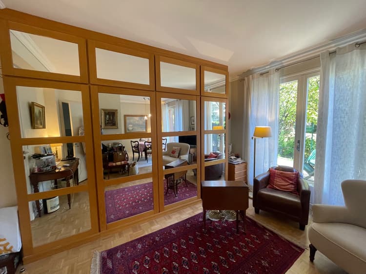 Photo de la location a temps partiel de : Pied à terre pour actif en déplacement. Jardin-terrasse, entre parc et centre-ville, à 13' de la Défense à Maisons-Laffitte