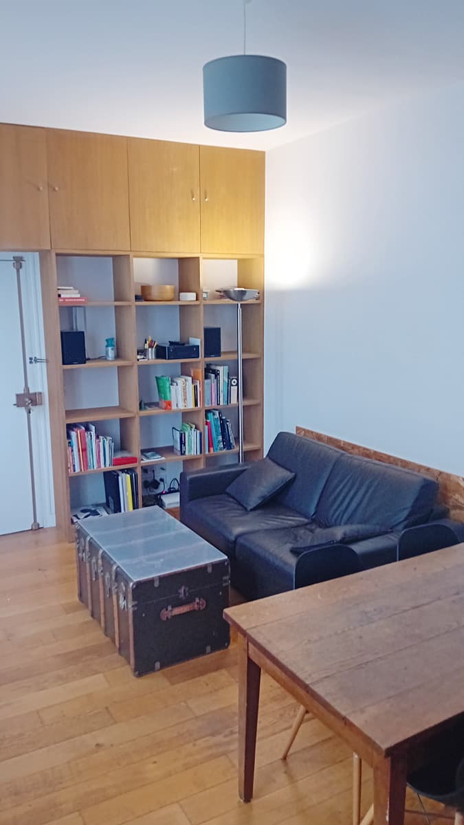 Photo de la location a temps partiel de : Appartement de 35 m2 – 2 pièces + salle de bains (6ème arrondissement) à Paris