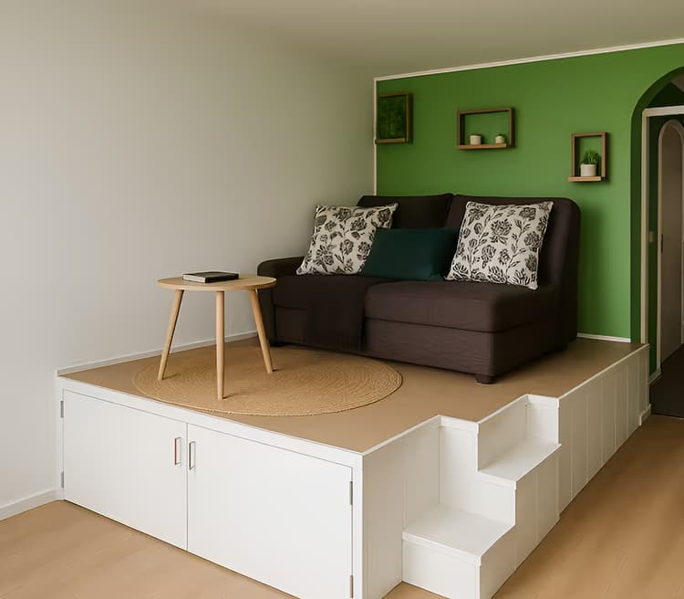 Photo de la location a temps partiel de : Studio entièrement équipé · Val de Loire · Idéal mission longue durée à Montrichard